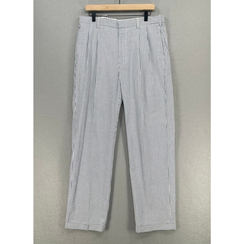 Jos. A. Bank Blue and White Striped Pants